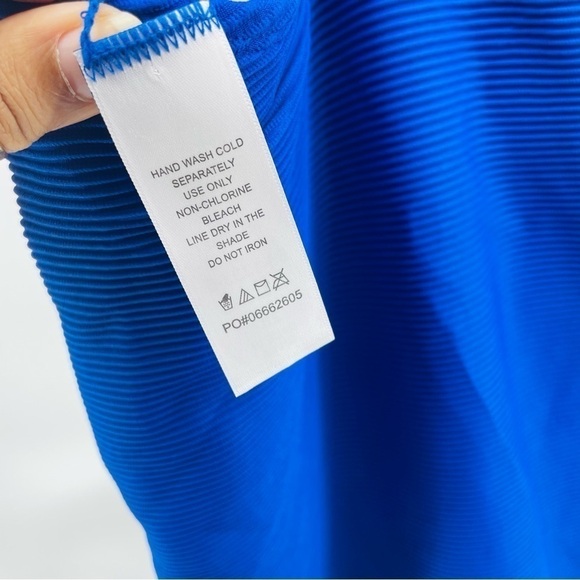 Cobalt Blue swimsuits for all one piece suit with tie detail - Picture 7 of 9